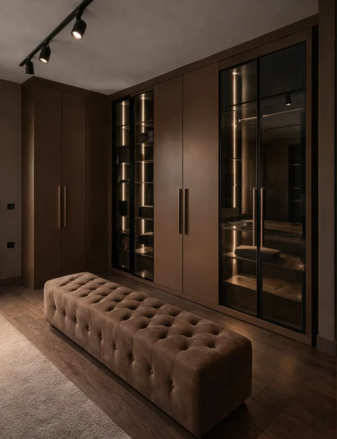 Detail view of CUSTOM WARDROBE